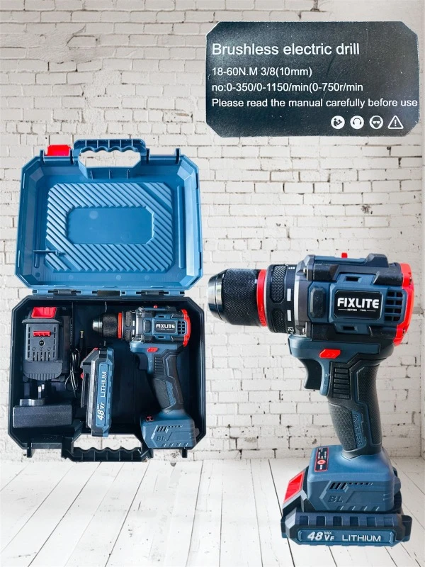 fixlite brushless electric cordless drill